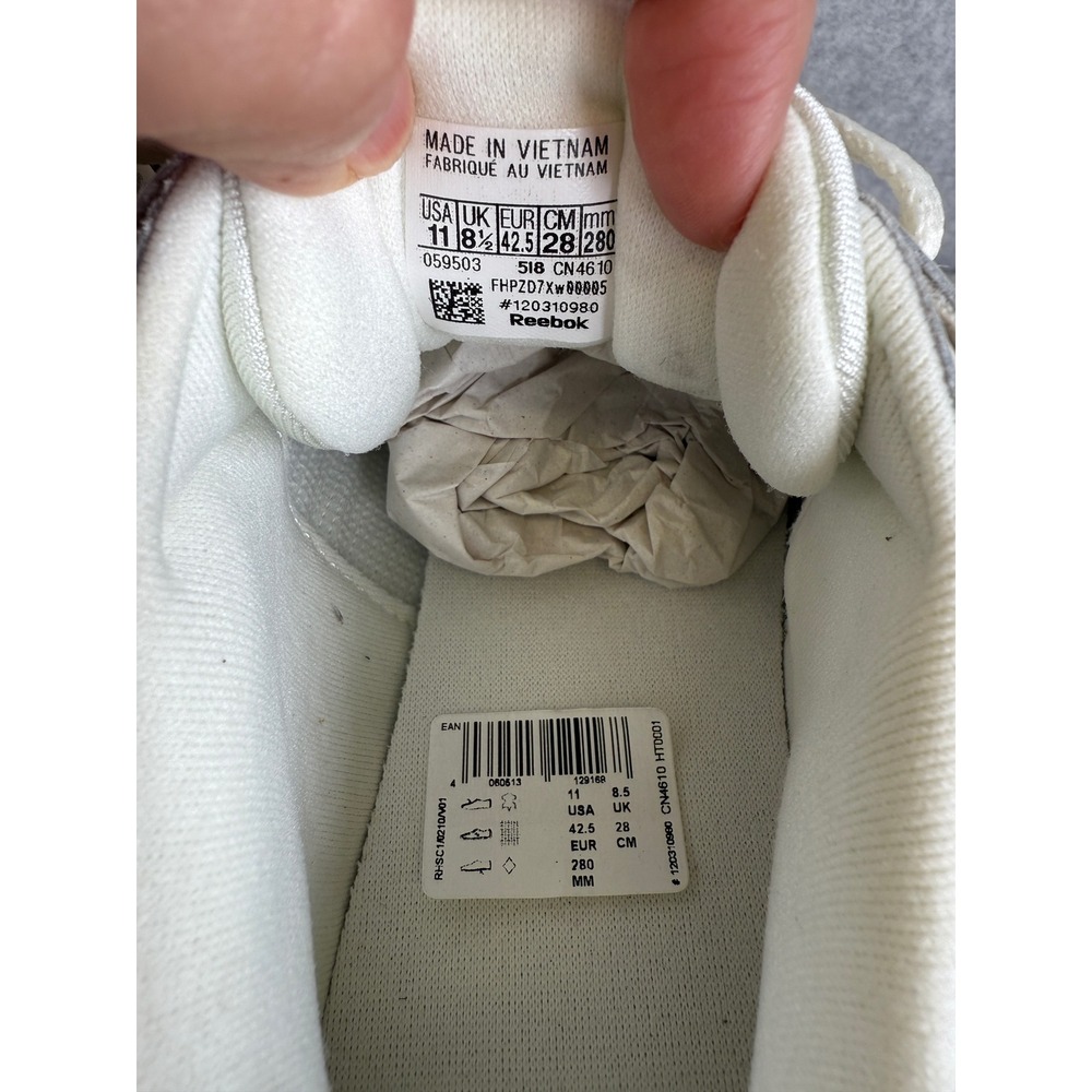 Reebok Workout Lo Plus Women's Size 11 Sneakers Casual Shoes Vintage White - Picture 6 of 9